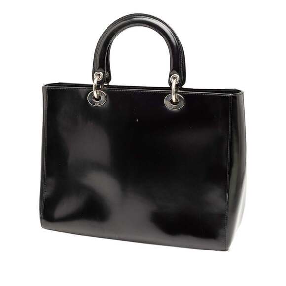 Christian Dior Dior Lady handbag in black patent leather for women. - Picture 2 of 6